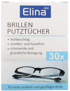 ELINA Brillenputztücher 30er in Einzelsachets