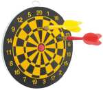 Dartspiel XL mit zwei Pfeilen, Doppelblister 15cm