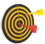 Dartspiel XL mit zwei Pfeilen, Doppelblister 15cm