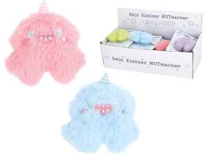 Mutmacher Anhänger 10cm, 5/s, 2x weiß, 6x rosa, 6x blau, 6x