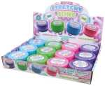 Stretchslime 85g 7cm, 4 Farben sortiert