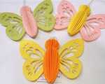 Designer Schmetterling mit Fächer-körper Filz 14cm