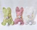 Süßer Hase 13x8x3cm, Kuschelstoff mit...