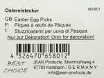 Ostereistecker rosa/weiß/grün, 2er Set