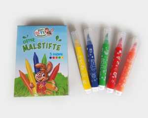 Ostermalstifte 5er Set, in Faltschachtel
