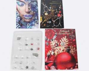 Schmuckadventskalender XL, 3 Modelle sortiert