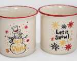 Kaffeebecher Let it snow 9x9cm ca. 280ml