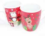 Kaffeebecher Rudolph & Friend, 10x8cm, 2 Motive