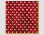 Servietten 20er, 3lagig 33x33cm Golden Stars