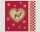 Servietten 20er, 3lagig 33x33cm Herz mit Elch