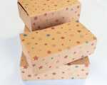 Geschenkboxen Kraft, 4er Set Lieferumfang 4 Stück
