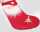 Santastiefel XXL 31x19cm mit Santakopf, Stern und Baum