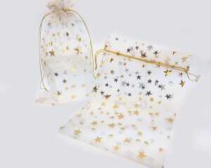Sehr edle Organza-Beutel 23x16cm als 2er Set