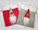 Wichtelbeutel 18x14cm, 2fach sortiert, liebevoll...