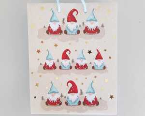 Geschenktasche 23x18x10cm, 157g, mit Wichteln,