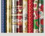 ZÖWIE Geschenkpapier mit Weihnachtsmotiven 5mx70cm