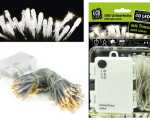 Lichterkette 80 LED warmweiß, f. Außen (IP 44)