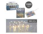 Lichterkette Draht / Mikro, 100 LED, 1000cm, in transp....