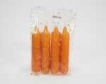 Adventskerzen 18er/4er Beutel orange Ø20 x H105