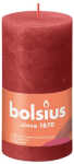 BOLSIUS RUSTIK Stumpenkerze 130x68 rot