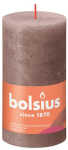 BOLSIUS RUSTIK Stumpenkerze 130x68 taupe