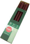 BOLSIUS Spitzkerzen 4er Set 25x2,5cm bordeaux,