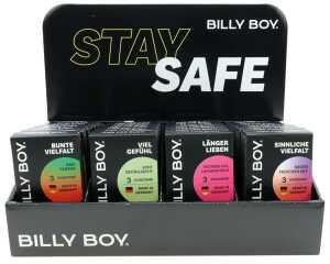 BILLY BOY Kondome Billy Boy 3er im Display 4-fach sort.