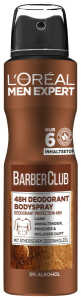 LOréal Men Expert 6 er Pack Deospray Barber Club Deodorant Deo 6 x 150 ml