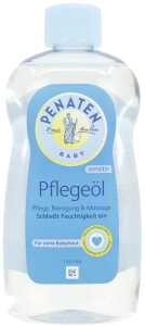 Penaten Pflegeöl 500ml, sanftes Baby Massageöl und Babyöl zur Pflege, Reinigung und Massage, ohne Parabene und Farbstoffe, für Neugeborene