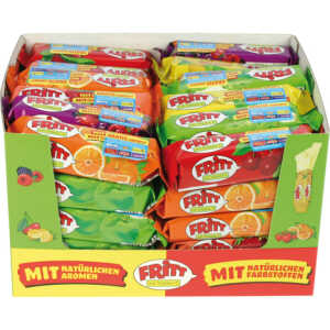 FRITT Frucht 60 x 70g, Kaubonbon-Streifen mit Vitamin C, in 7 leckeren & fruchtigen Geschmacksrichtungen