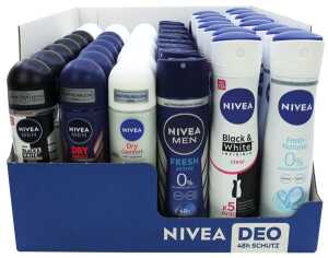 48x NIVEA Deospray 150 / Roller 50ml Mixkarton