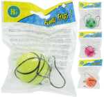 4x Ball 4 5cm ReturnBall mit Gummiseil 4 Fb.sort