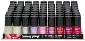 72x SABRINA Nagellack Sabrina Saisonfarben 12ml Tray