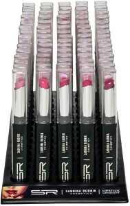 75x SABRINA Kosmetischer Lippenstift rot & pink 75er Tray12 Farben