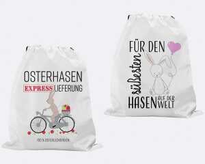 2x Beutel "Ostern" 2-fach sortiert 22x30cm Lieferumfangsortiert