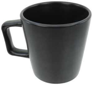 6x Kaffeebecher im edlen Schwarz9x9 5cm