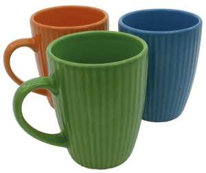 3x Kaffeebecher COLOR-Line 310ml10 7x8 3cm