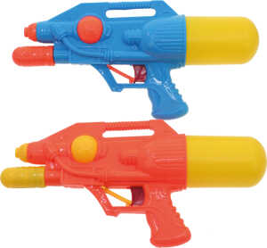 2x Wasserpistole 32 5cm 2f. sortiert mit Pumpe & Tank