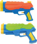2x Wasserpistole Compact 24x14cm 2f. sortiert mit Tank
