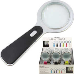 6x LED Lupeverschiedene Farben 15x6 5cm