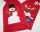 Filz Nikolaussack rot XL 36x18cm, 2-fach sortiert