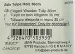 Edle Tulpe aus feinstem Holz 3x3,5x32cm