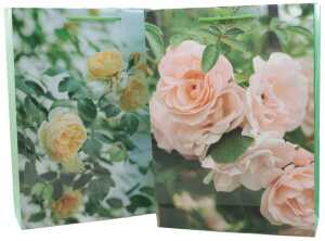Geschenktasche Blumenmotiv, 25x8,5x34,5cm