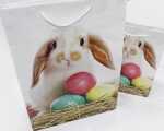 Geschenktasche Häschen Motiv, 25x8,5x34,5cm,...