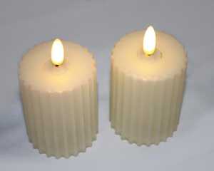 LED-Stumpenkerze 8x5,3cm M