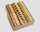 Geschenkband LUXUS 3m auf Rolle 33,gold