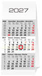 2027 ADINA ws 3-Monatskalender Aufstellkalender für...