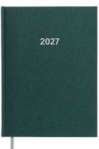 2027 ADINA Buchkalender A4 grün-metallic 1 Tag auf 1 Seite