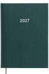 2027 ADINA Buchkalender A4 grün-metallic 1 Tag auf 1...