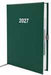 2027 ADINA Buchkalender Chefplaner A5 grün-metallic...